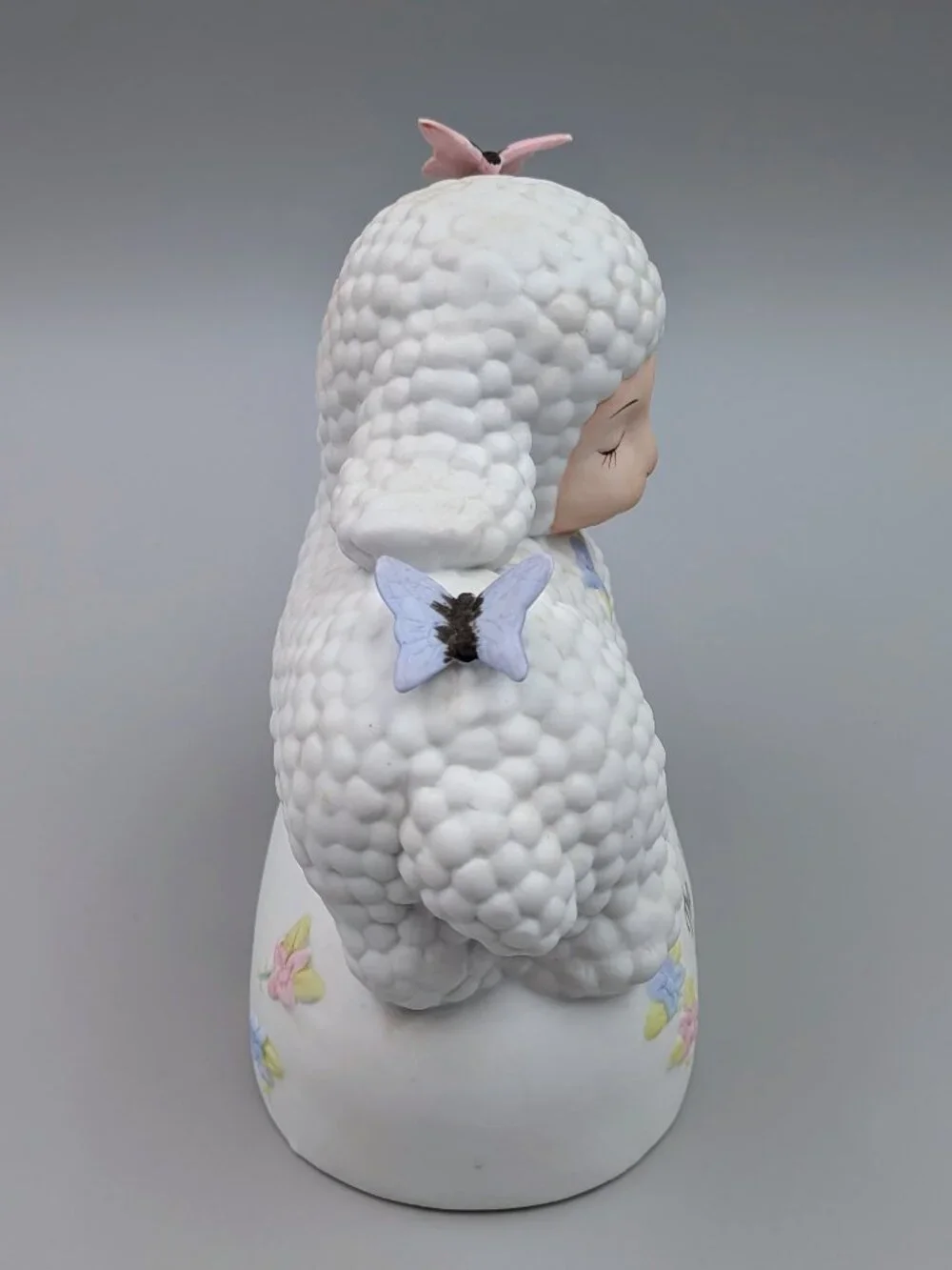 Vintage Autom Porcelain Lamb Night Light - The Lord is My Shepherd